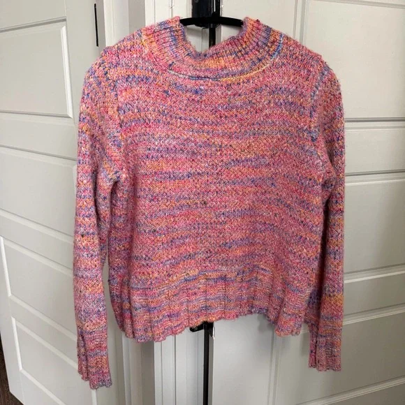 Free People Cotton Candy Pullover Sweater in Azalea Jewel - Picture 4 of 9
